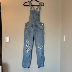 Distressed Overalls